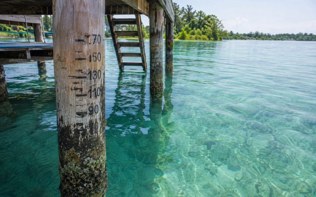 Kondisi air laut saat pasang di perairan Pulau Tidung yang cocok untuk snorkeling